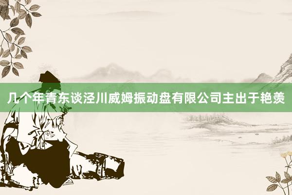 几个年青东谈泾川威姆振动盘有限公司主出于艳羡